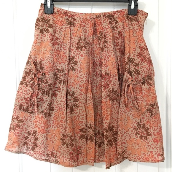 Intuitions Floral Skirt - Picture 1 of 7
